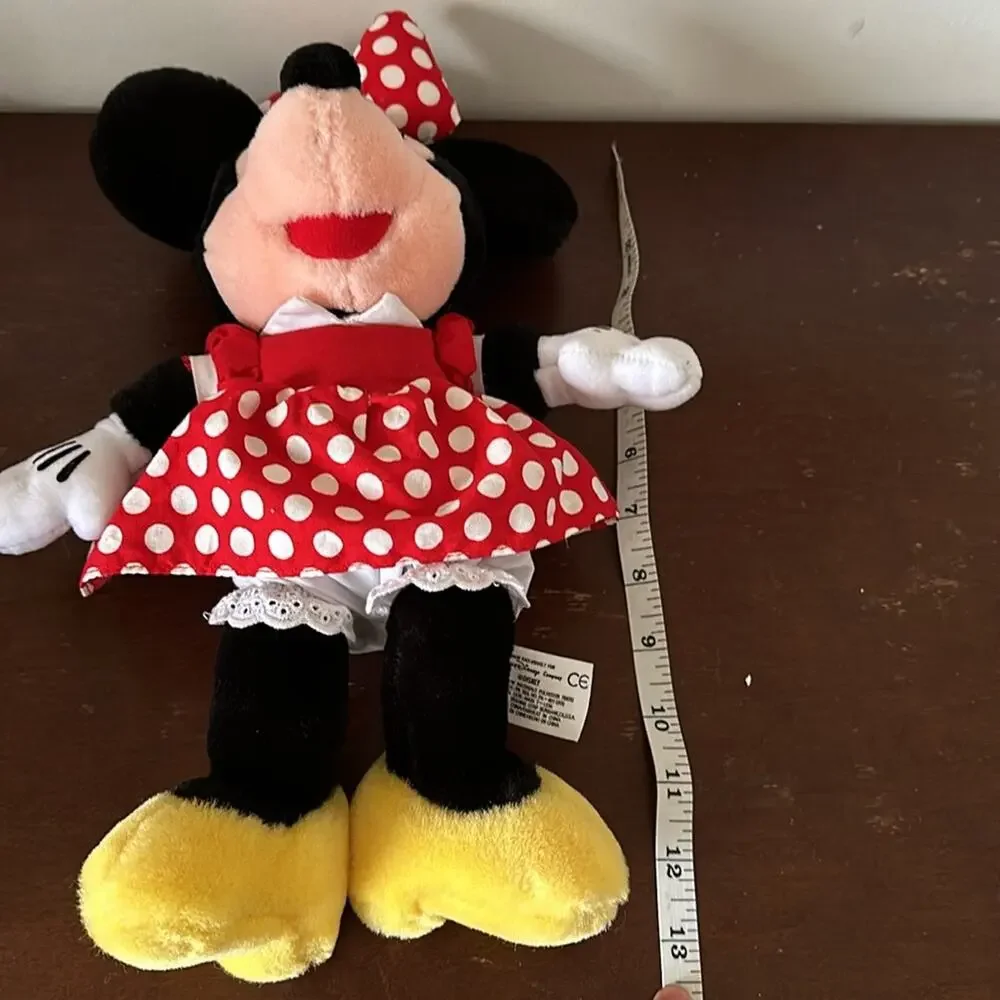 Diseny | Minnie Mouse Plush Red and White Polka Dot